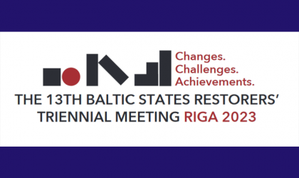 The 13th Baltic States Restorers’ Triennial Meeting