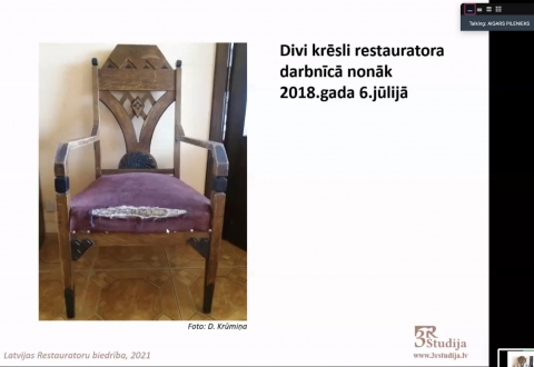 A. Pilenieks_Krēslu restaurācija kā ierosinātājs daiļamatnieka un cietuma direktora Paula Rūdolfa Rubja atstātā mantojuma apzināšanā un saglabāšanā