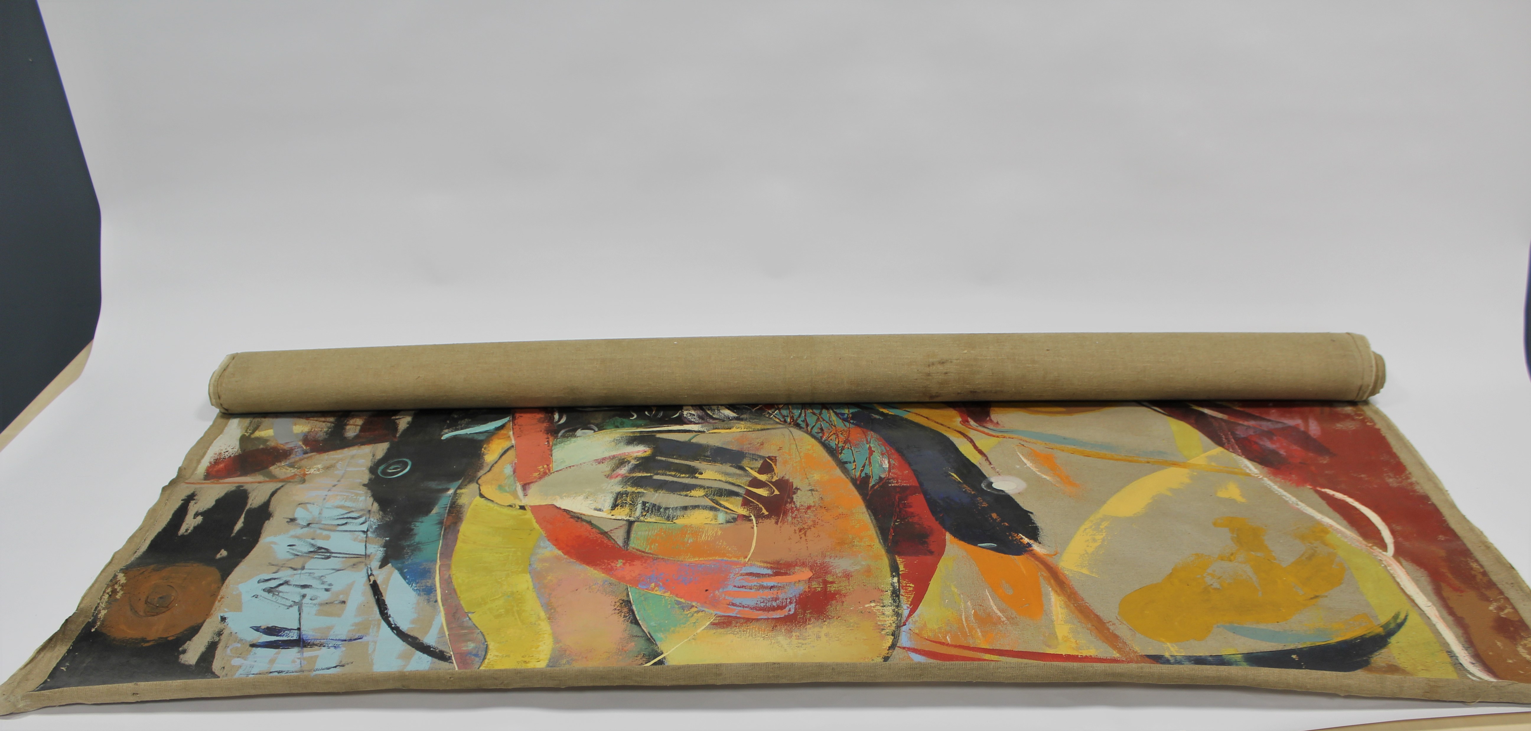 Glezna “Metafora” restaurācijas procesā