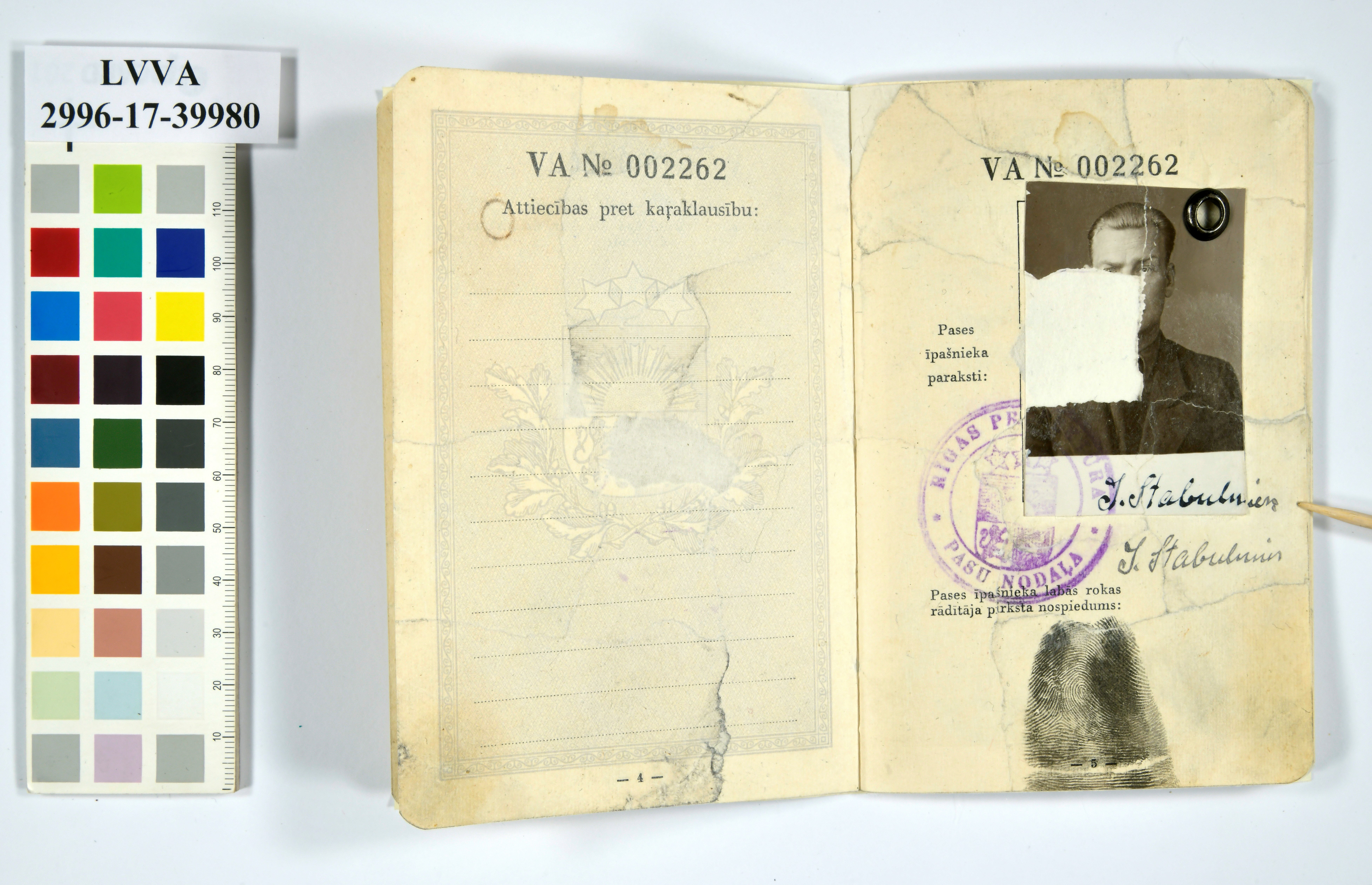 Pases atvērums pēc restaurācijas