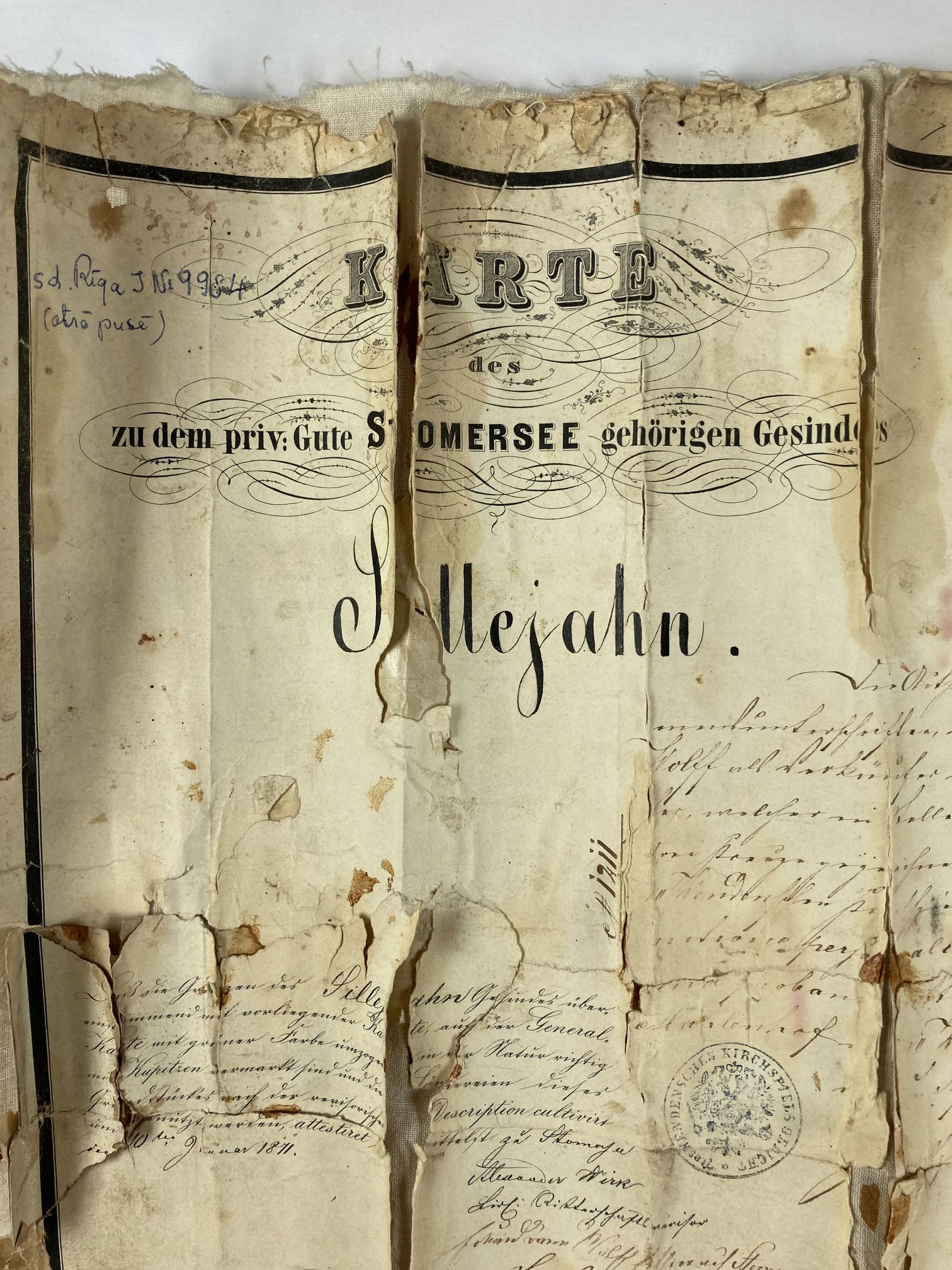 Pirms restaurācijas