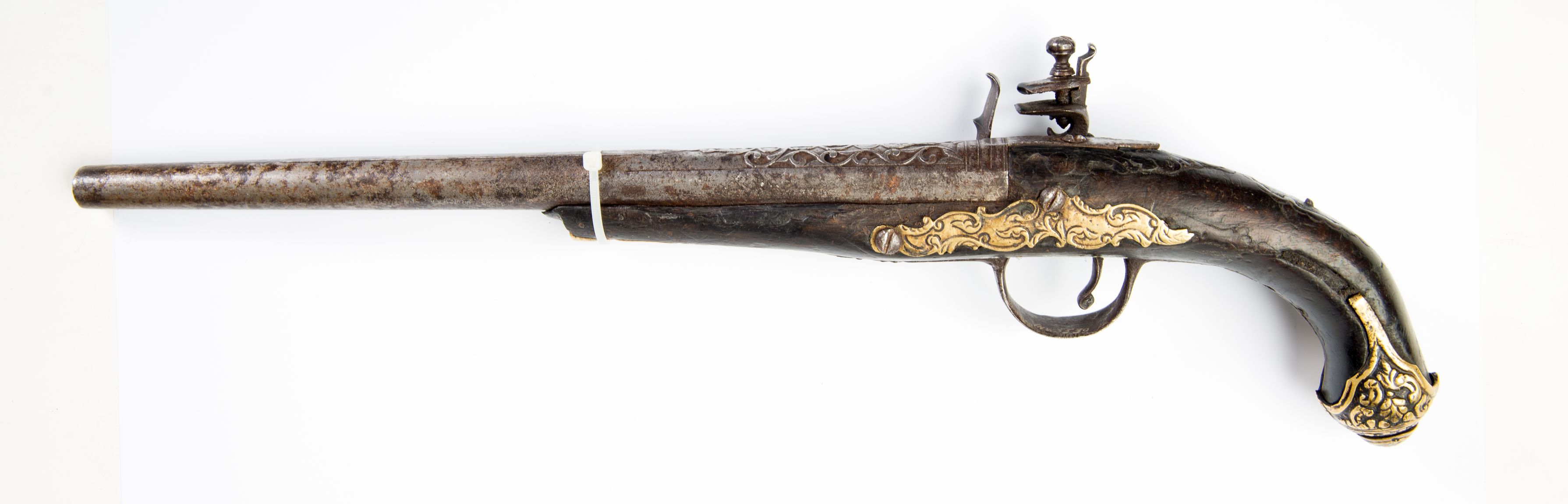 Kopskats no kreisās puses pirms restaurācijas / konservācijas