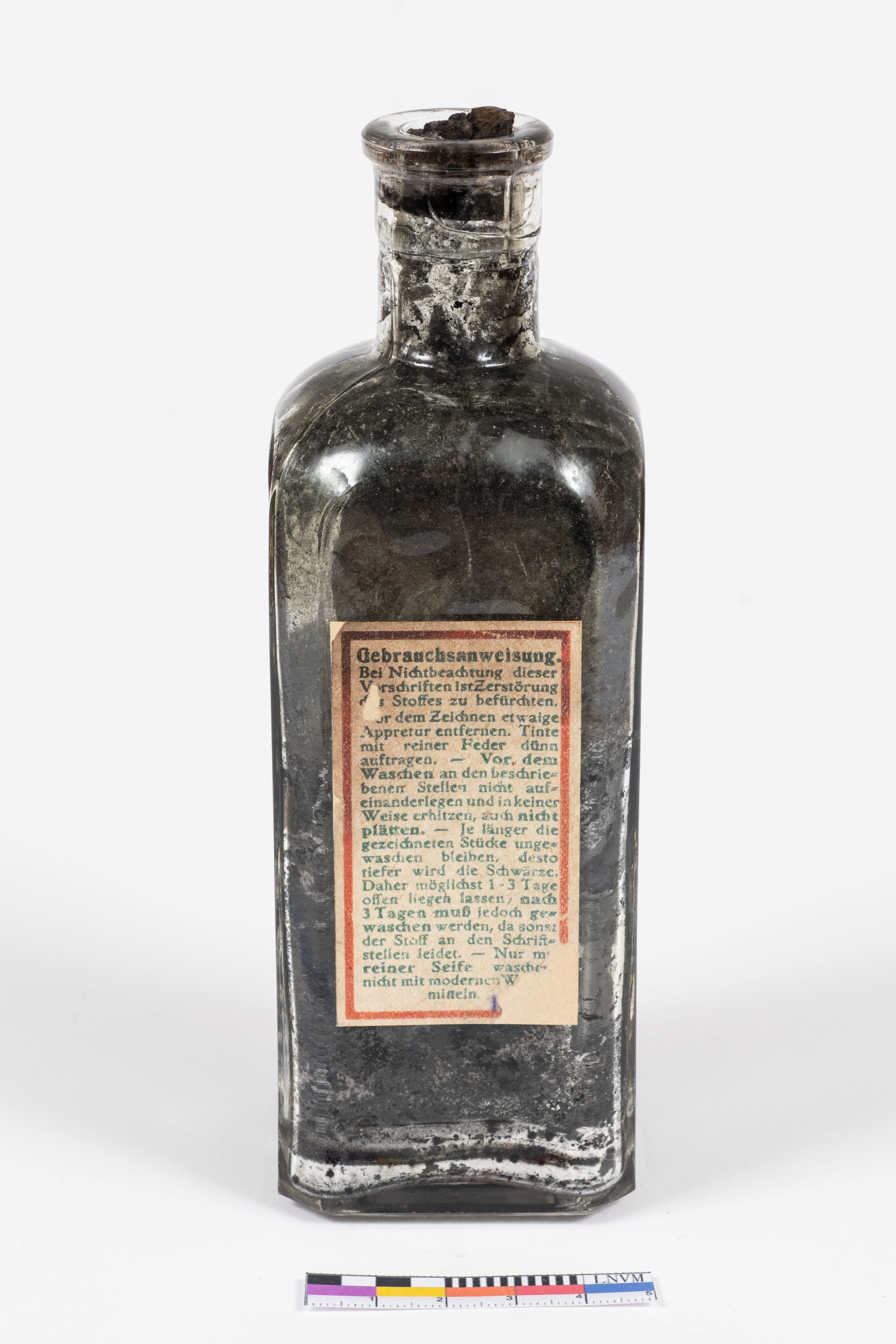 Tintes pudele pēc restaurācijas