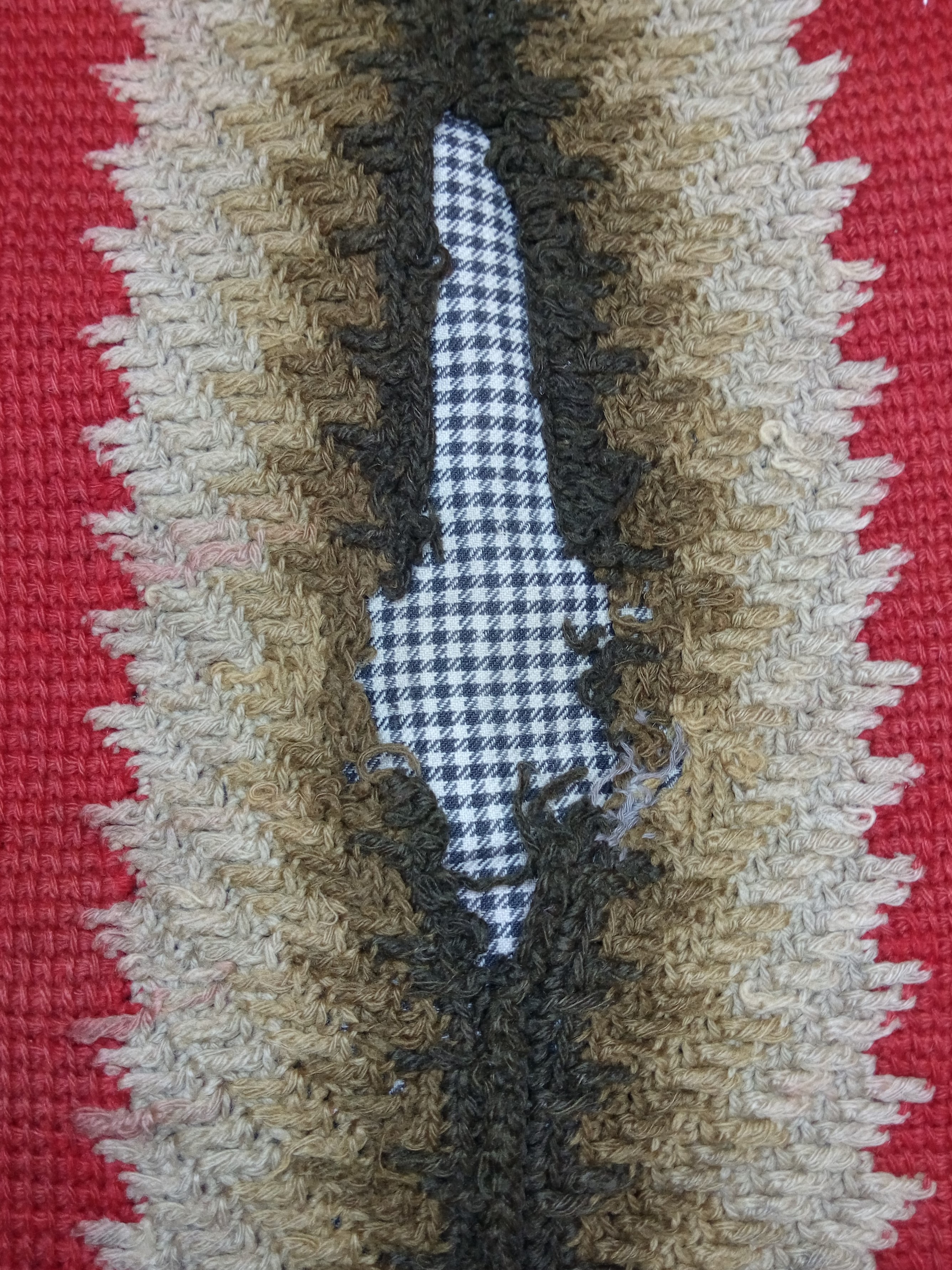 Segas fragments pirms restaurācijas