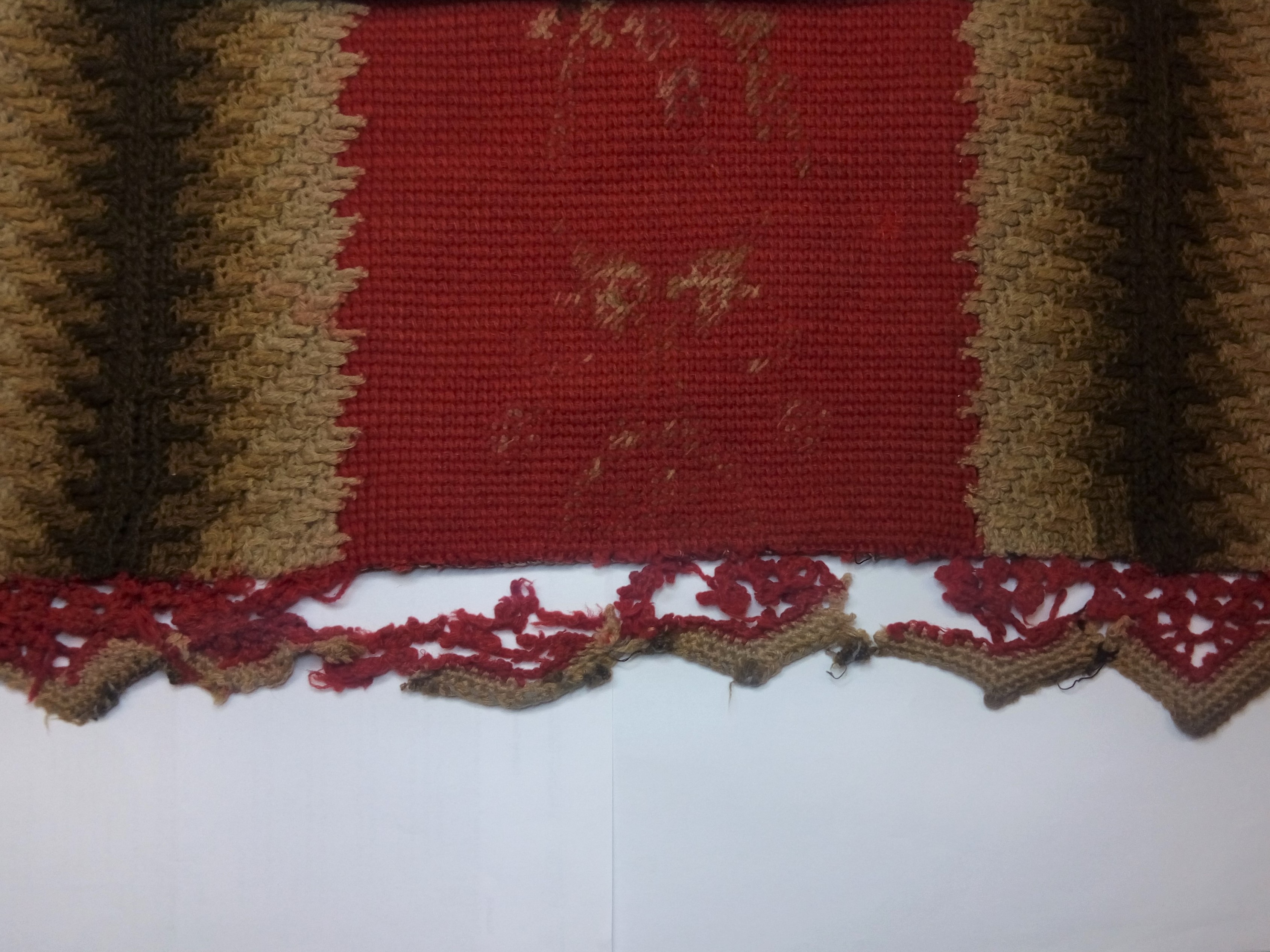 Segas fragments pirms restaurācijas