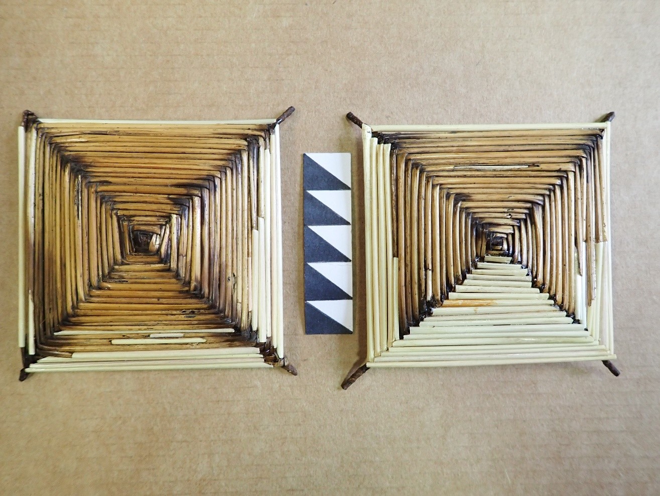 Salmu kārbiņa restaurācijas procesā