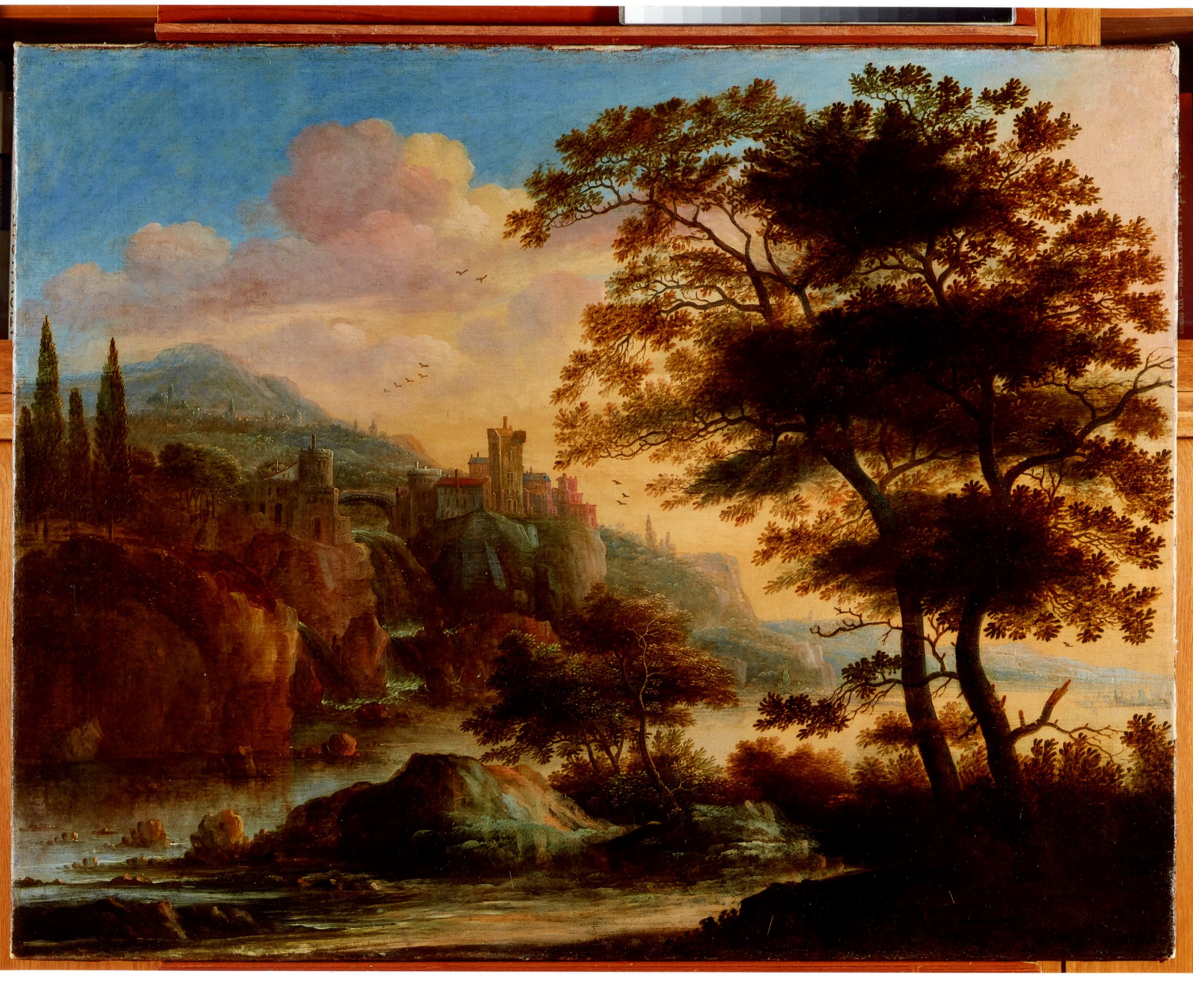 Glezna Klinšaina ainava pēc restaurācijas