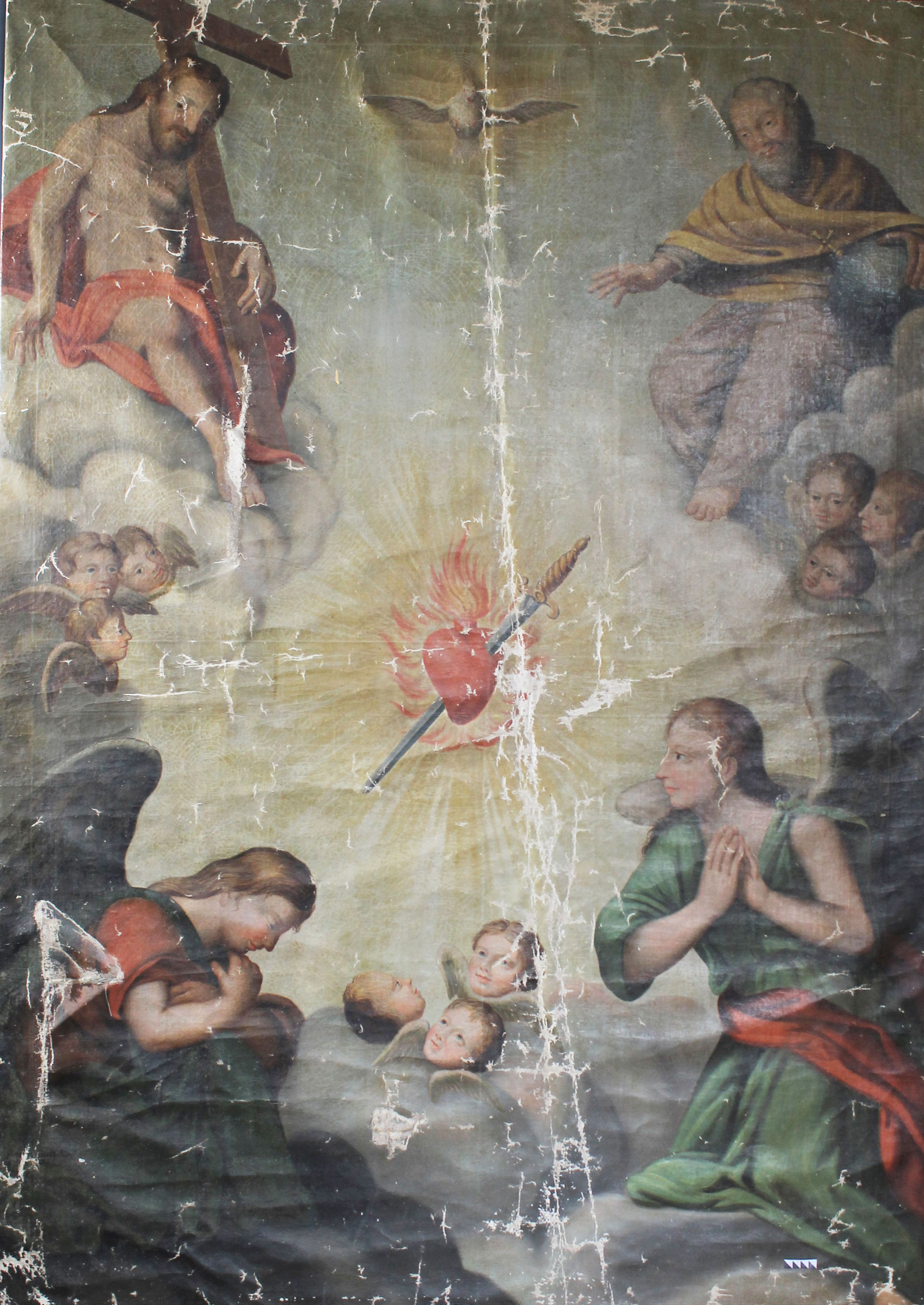 Kopskats pirms restaurācijas tiešajā gaismā