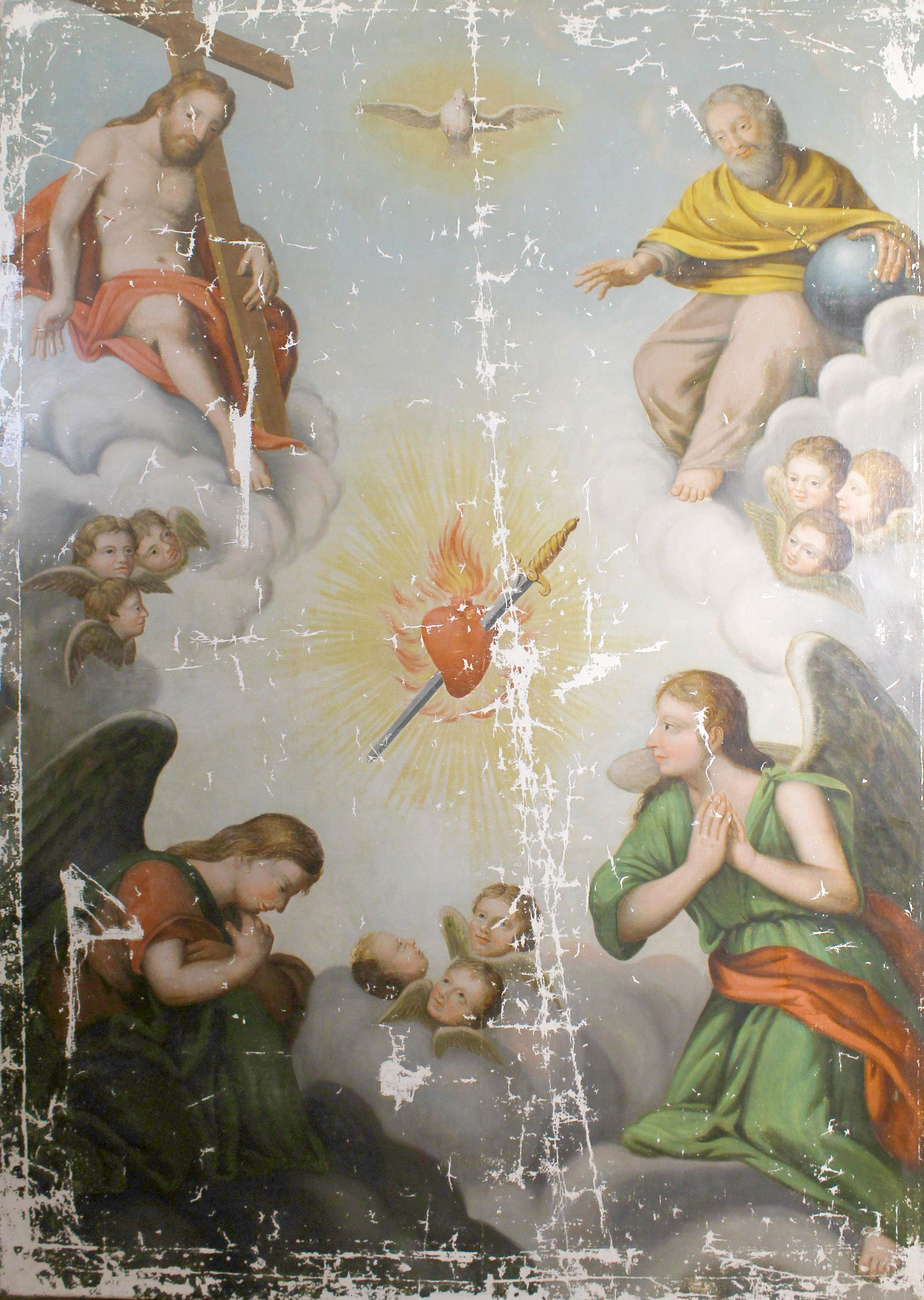 Kopskats restaurācijas procesā tiešajā gaismā